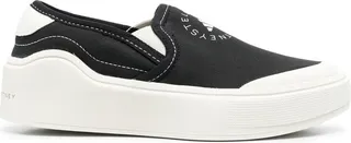 Logo-Print Slip-On Sneakers