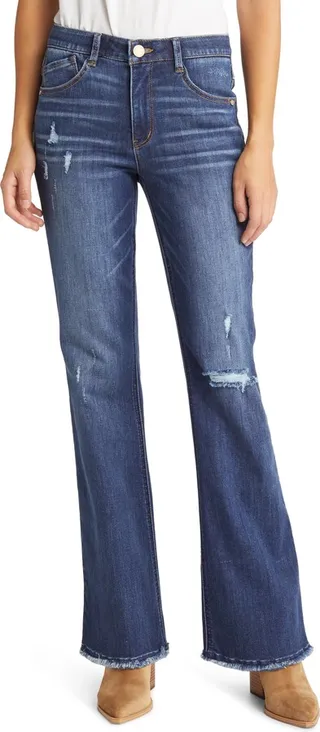 AbSolution High Rise Itty Bitty Bootcut Jeans