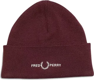 Fred Perry Graphic Beanie (Oxblood) Caps