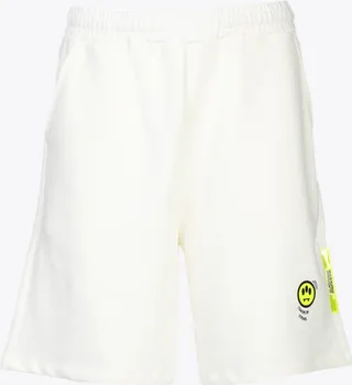 Sweatshorts Unisex Off-white cotton sweatshort with smile