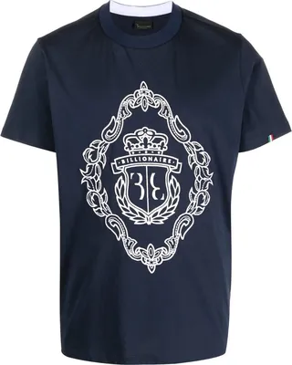 logo-embroidered short-sleeve T-shirt