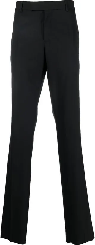 Mid-Rise Straight-Leg Trousers