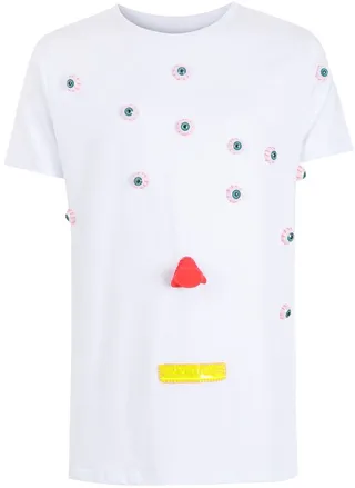 appliqué-detail cotton T-Shirt