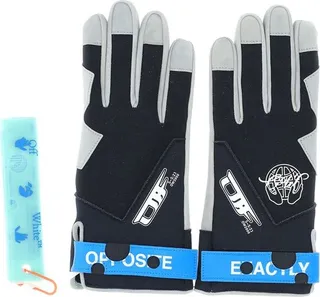 Off-White Exact Opp Logo Detailed Gloves