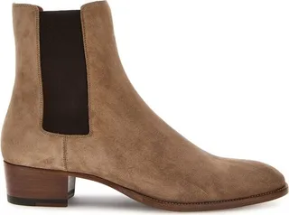 Saint Laurent Pointed Toe Chelsea Boots