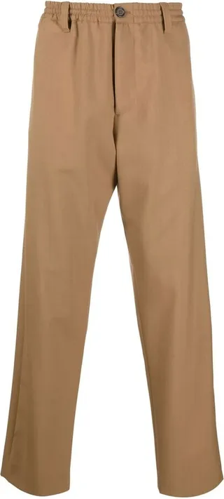 Elasticated Straight Leg Trousers