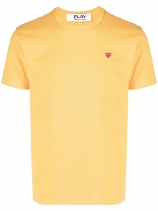 logo-embroidered T-shirt