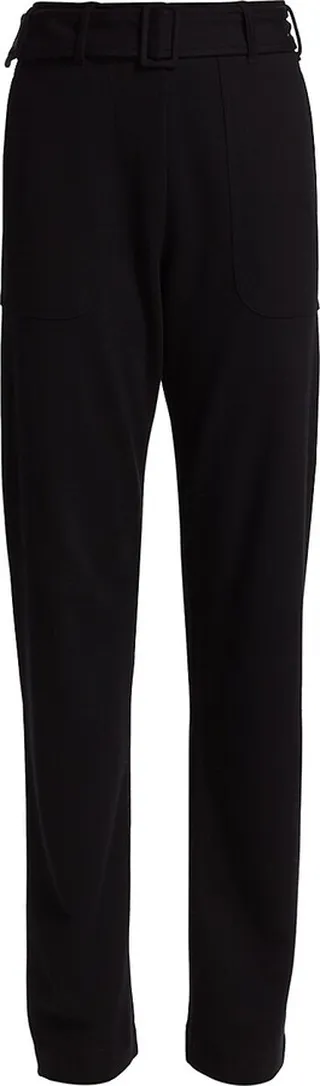 Rio Belted Straight-Leg Pants
