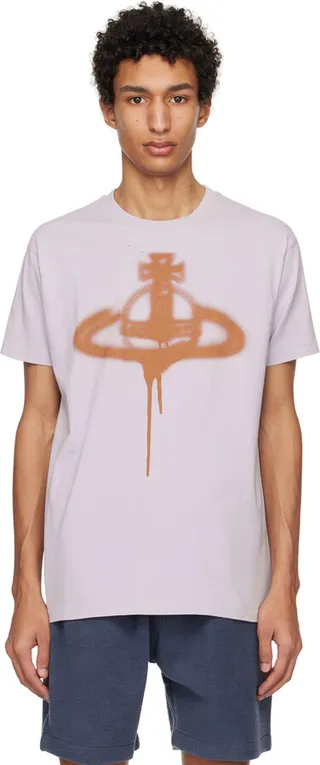 Vivienne Westwood Purple Spray Orb T-Shirt