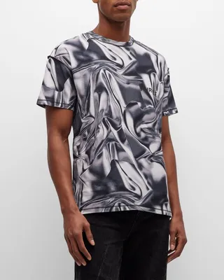 Men's Textured Jersey Inside-Out T-Shirt