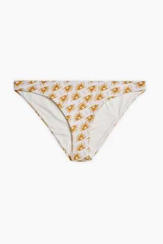 Annia printed low-rise bikini briefs