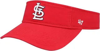 Men's '47 Red St. Louis Cardinals Clean Up Adjustable Visor