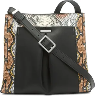 Calvin Klein Nickel Small Printed Crossbody with Front Pocket