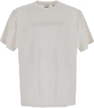 Burberry Logo Detailed Crewneck T-Shirt