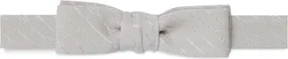 Interlocking G silk bow tie