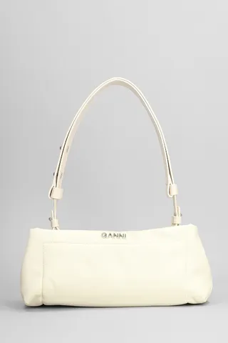 Shoulder Bag In White Polyamide