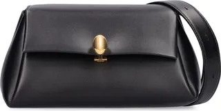 Medium Almond leather shoulder bag