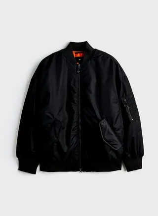 Essential Relaxed Fit Bomber Jacket