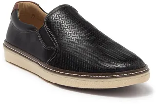 Colby Embossed Leather Slip-On Sneaker