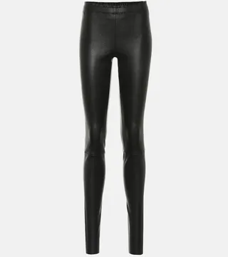 Carolyn leather leggings