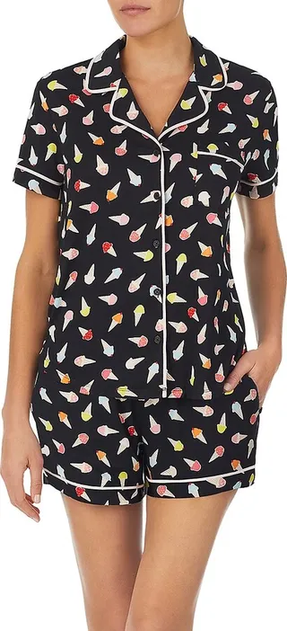 2-Piece Ice Cream Short Pajama Set