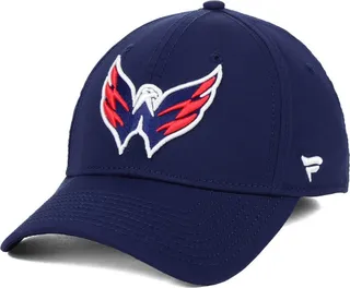 Authentic Nhl Headwear Washington Capitals Basic Flex Stretch Fitted Cap