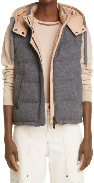 Reversible Down Puffer Vest