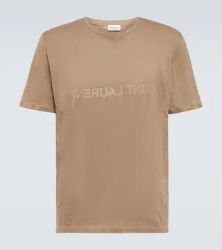 Logo cotton-blend jersey T-shirt