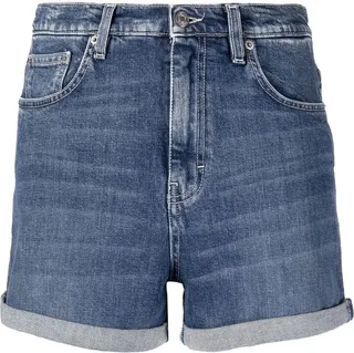 Logo-Patch Denim Shorts