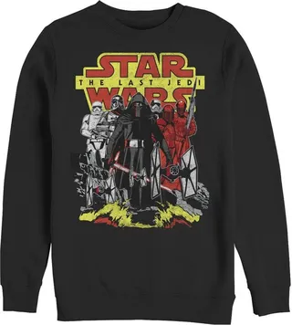 Men's Star Wars The Last Jedi First Order Defense Sweatshirt - Black - 2X Large
