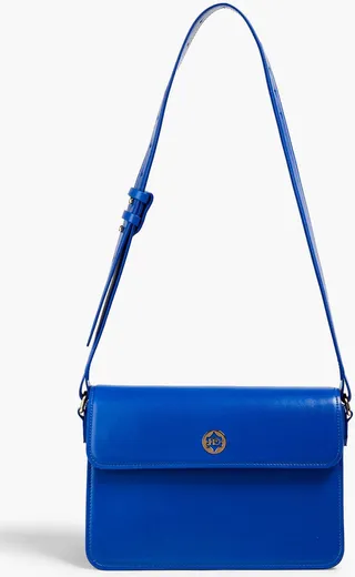 Zendaya faux leather shoulder bag