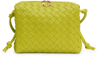 Small Intrecciato Leather Shoulder Bag