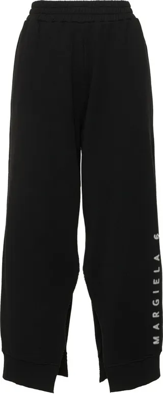 Logo cotton jersey sweatpants