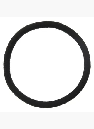 Hair Elastic Ring, Thick, 1 Piece, Black