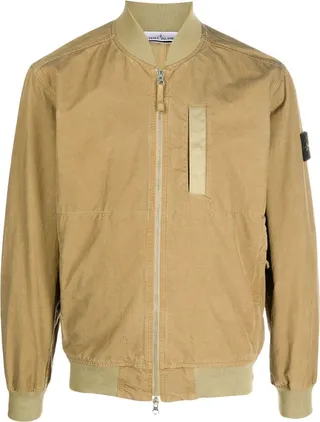 Logo-Patch Bomber Jacket