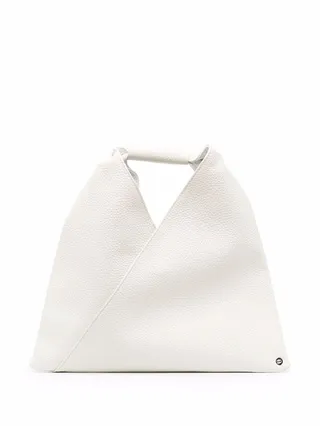 Pebbled-Texture Tote Bag