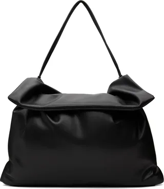 Blossom Black Faco Shirring Bag