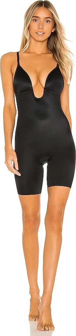 Suit Your Fancy Low Plunge Bodysuit
