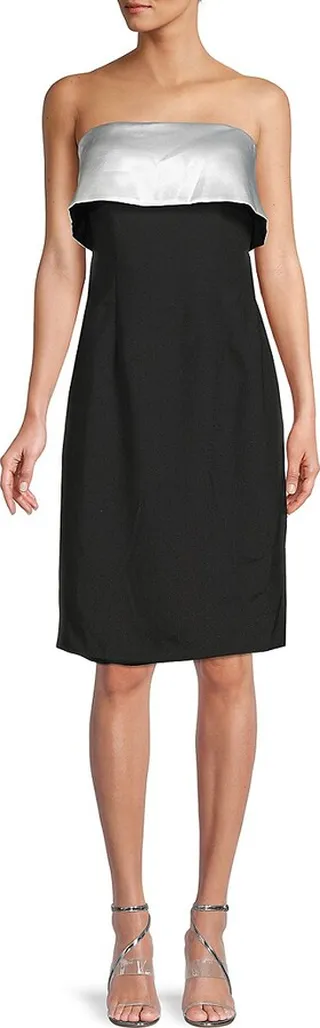 Strapless Back Bow Dress