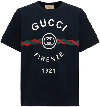 Oversize cotton jersey t-shirt