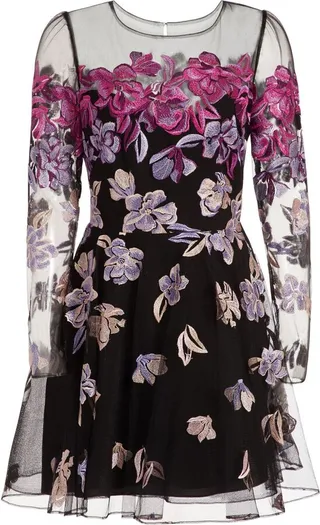 Falling Flowers mini dress