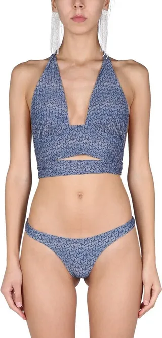 Magda Butrym Monogram Bikini Top