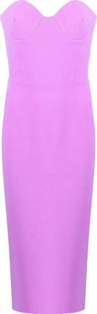 Strapless Midi Dress