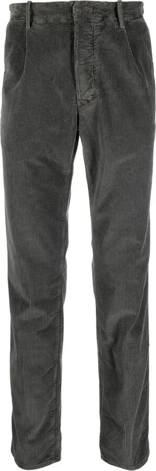 Straight-Leg Corduroy Trousers