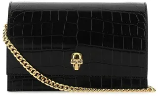 Alexander McQueen Skull Embossed Crossbody Bag