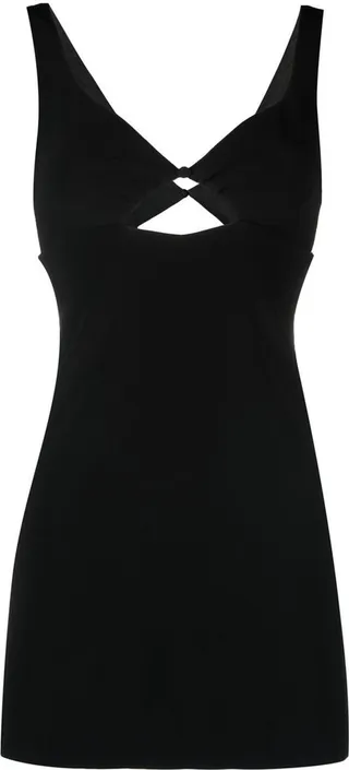 Cut-Out Detail Mini Dress