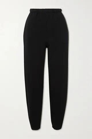 Les Tien - Cotton-jersey Track Pants - Black