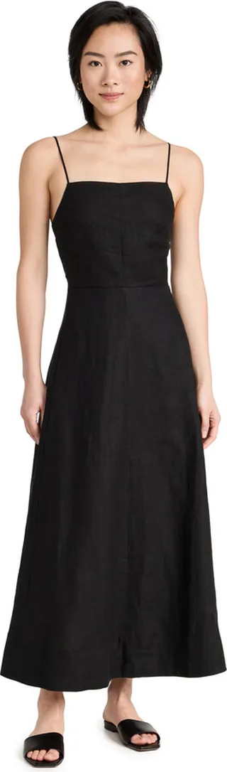 Enza Costa Laced Open Back Dress