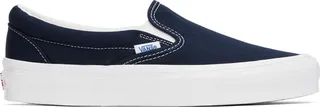 Vans Navy OG Classic Slip-On LX Sneakers