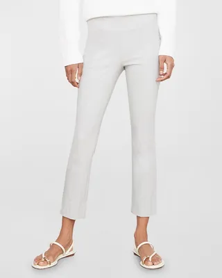 High-Waist Stitch-Front Seamed Leggings